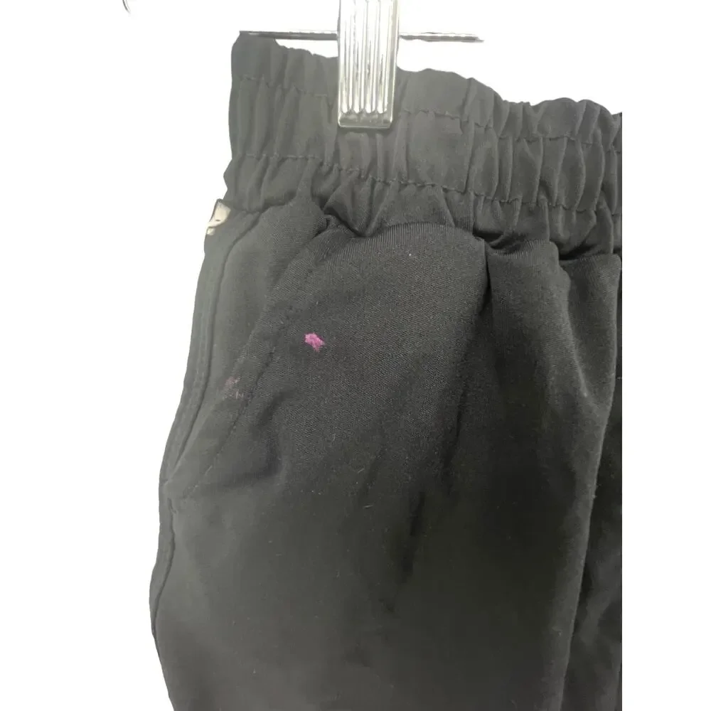C-Mode Girls Black Love Graphic Athletic Pull-On Shorts Youth Size Medium
